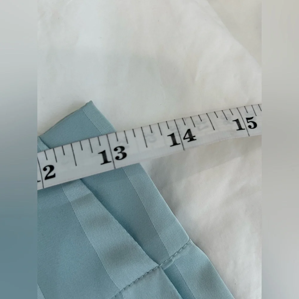 VERA & LUCY - Mint Striped Silky Trouser & Blazer Suit Size S - Picture 13 of 16